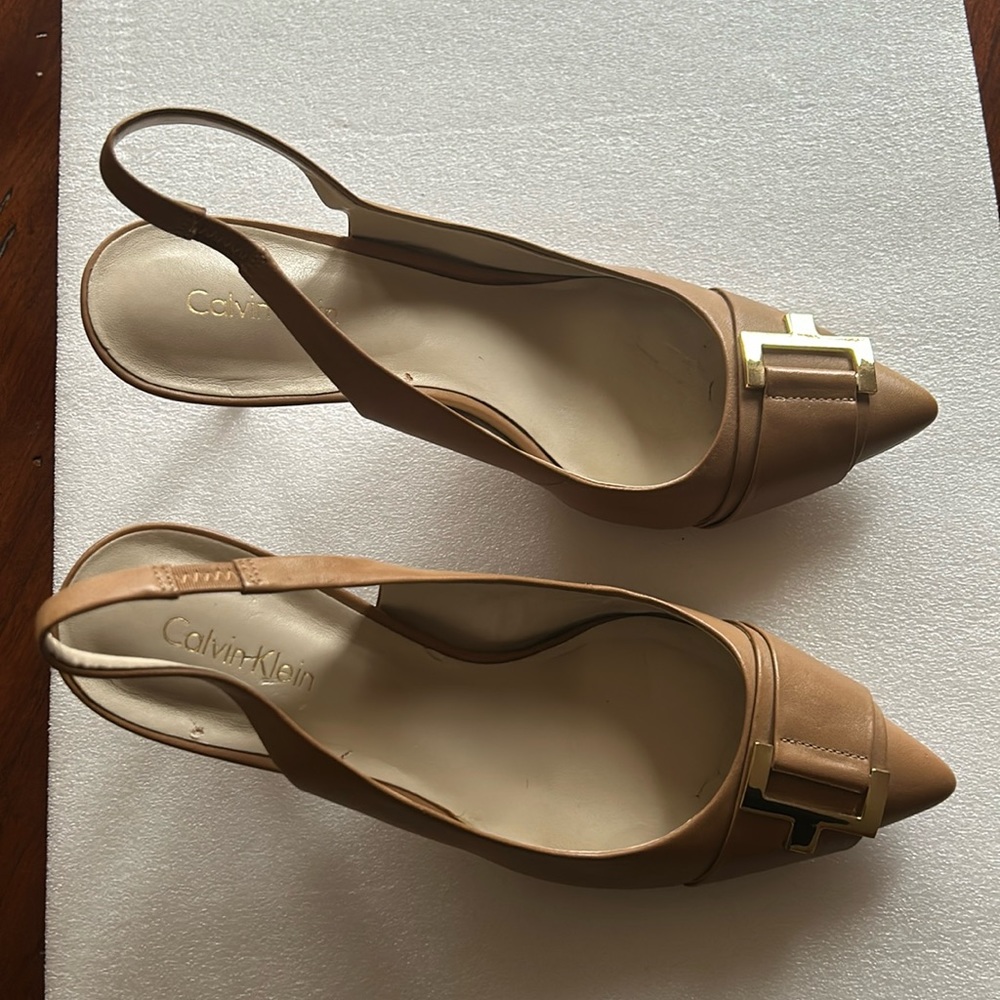 Calvin Klein Galo Slingbacks Heels Pumps 7.5